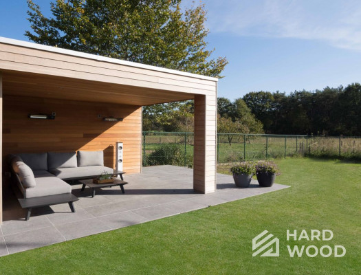 Полузакрытая беседка для загородного дома №7 - фото 1351