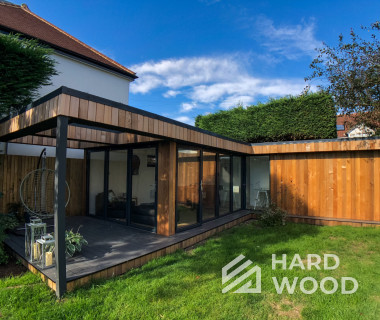 Теплая зимняя беседка угловая №64 - фото 1710